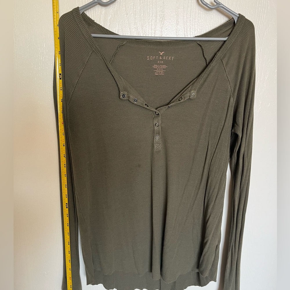 American Eagle Soft and Sexy Ribber long sleeve